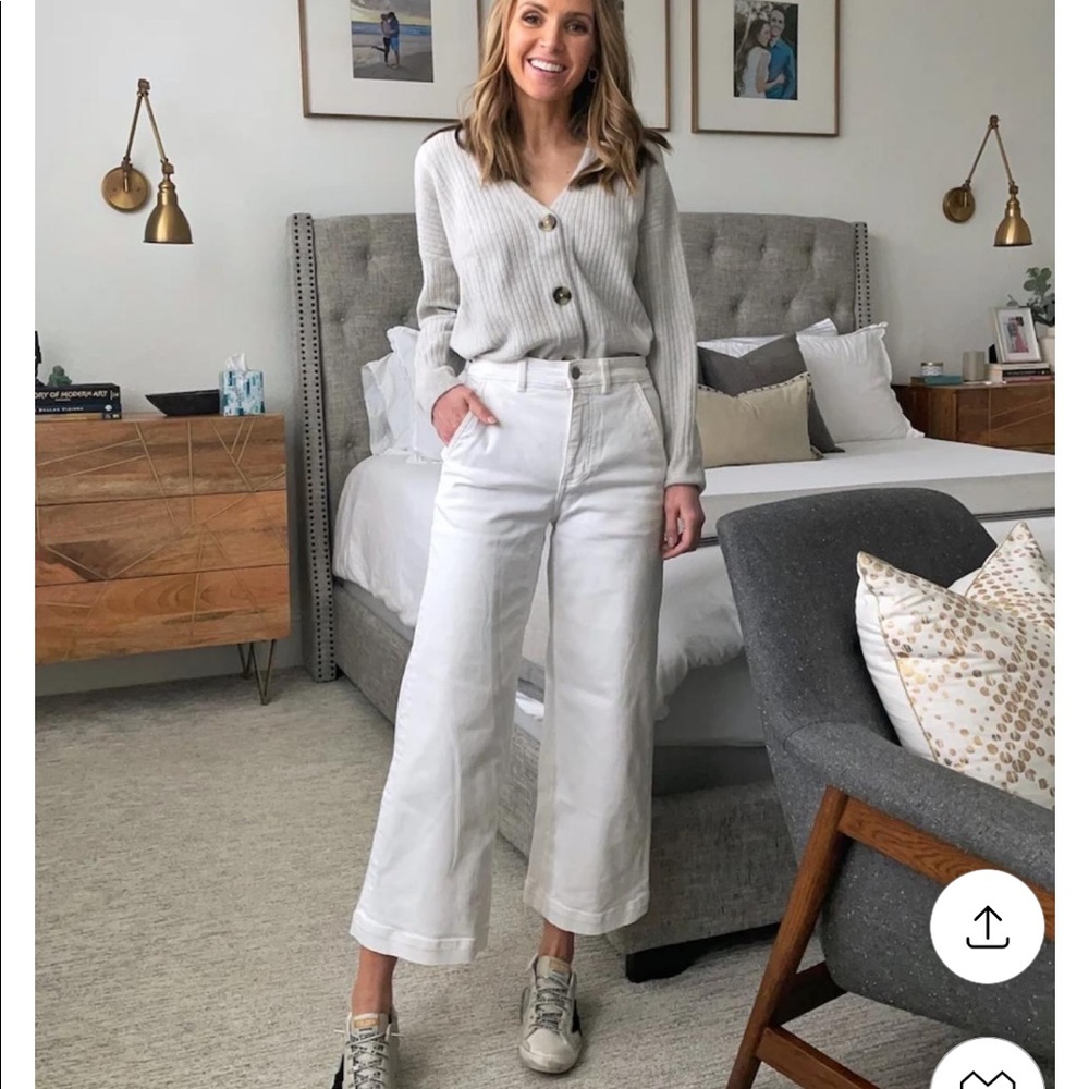 NWT Madewell Waller Crop Cardigan, heather pewter, sz M